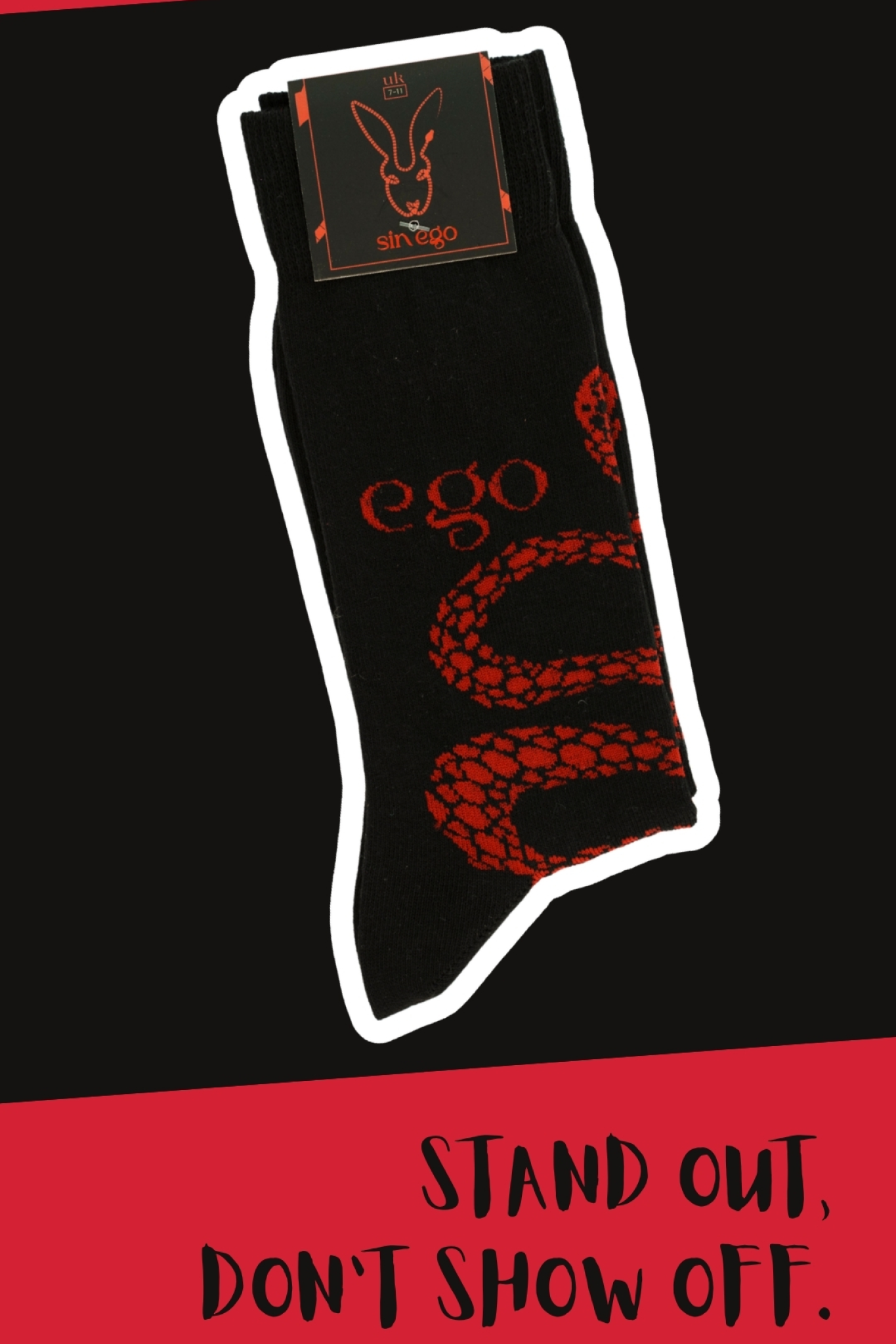Sin Ego Unisex Fashion Socks