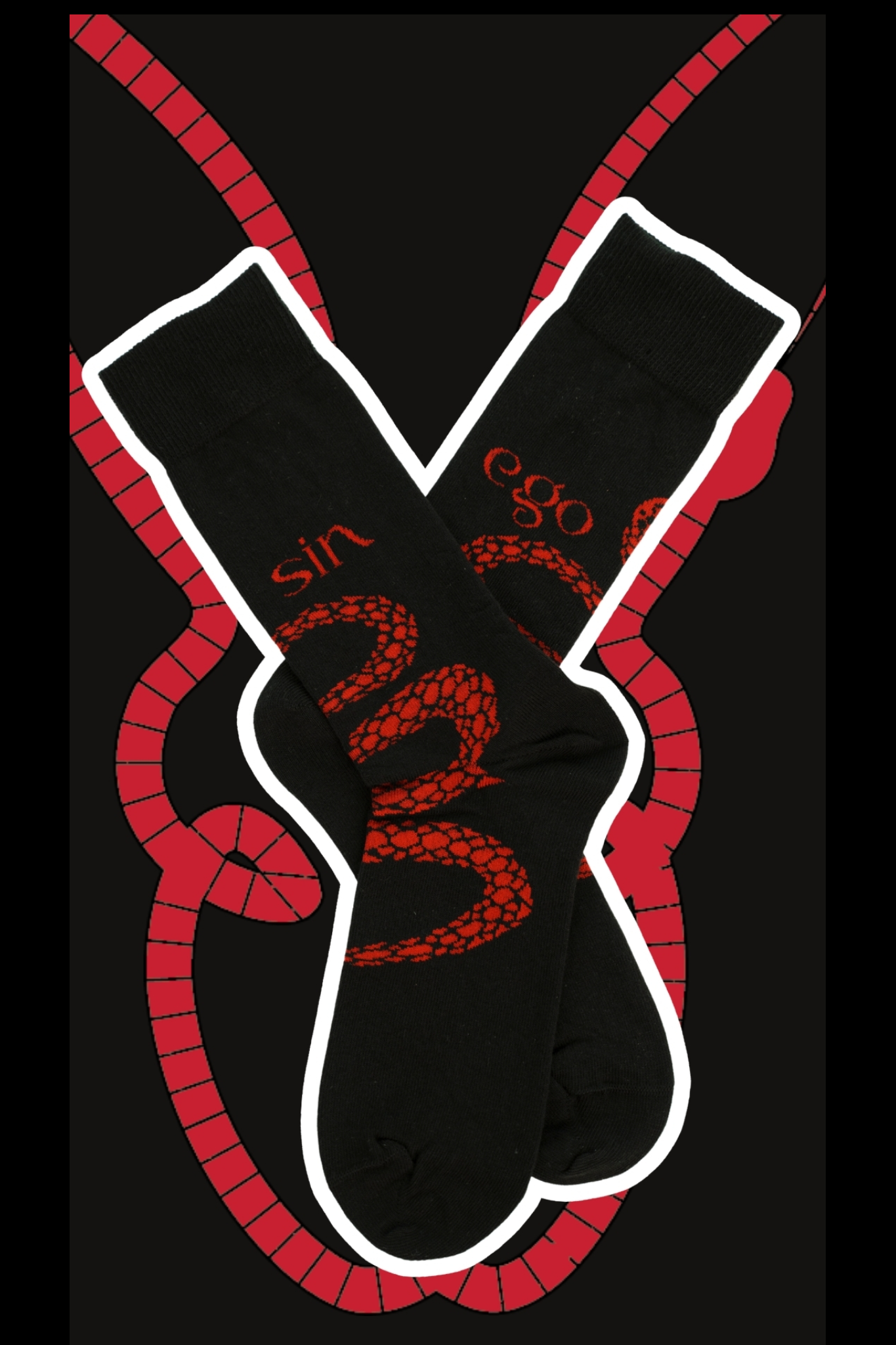 Sin Ego Unisex Fashion Socks